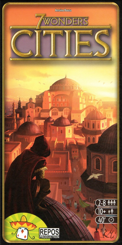Monopolis 7 Wonders Cities Expansion Board and Card Game
