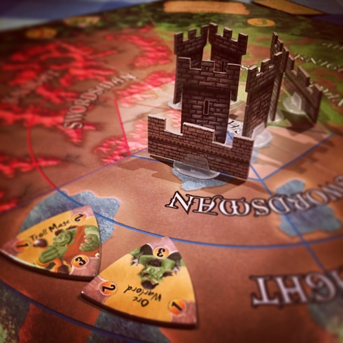 Monopolis Castle Panic Base Tabletop, Board and Card Game