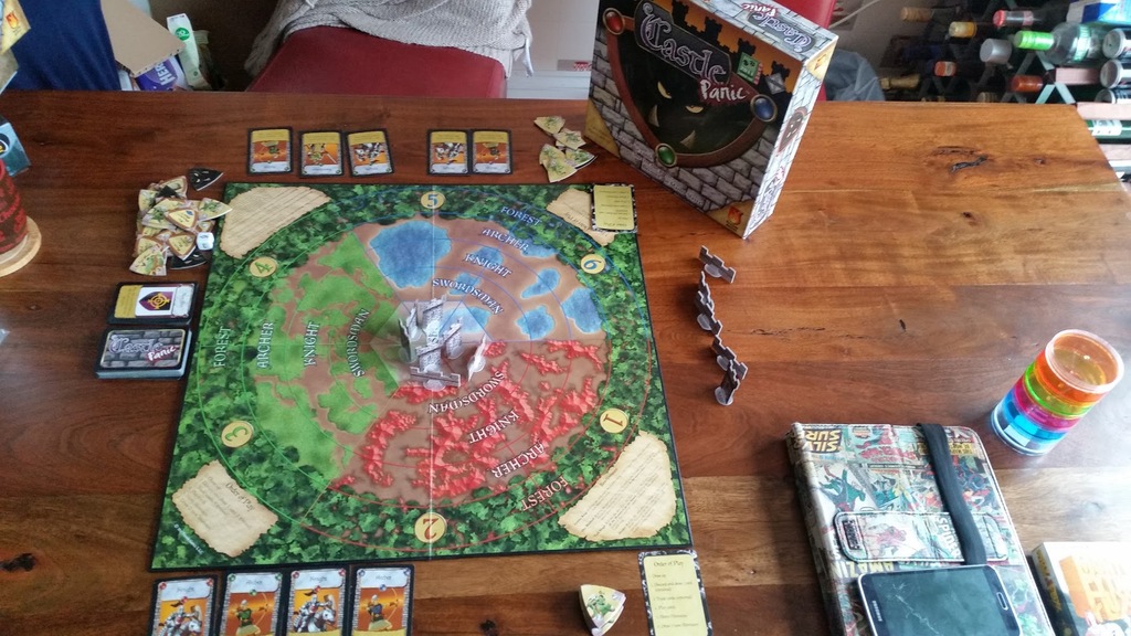 Monopolis Castle Panic Base Tabletop, Board and Card Game