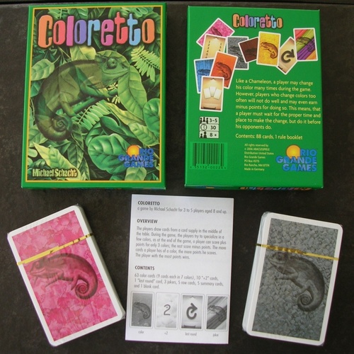 Monopolis Coloretto Base Tabletop, Board and Card Game