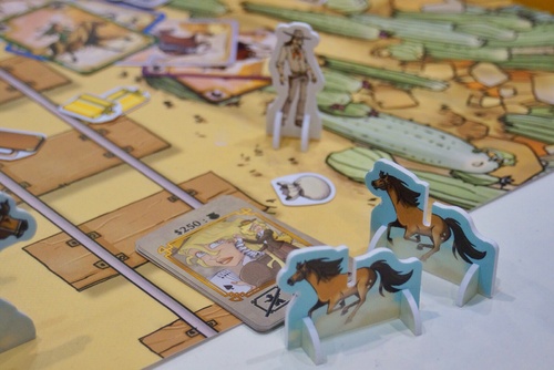 Monopolis Colt Express Express Horse and Stagecoach Expansion Tabletop, Board and Card Game