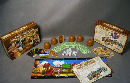 Monopolis Dice Town Base Tabletop, Board and Card Game
