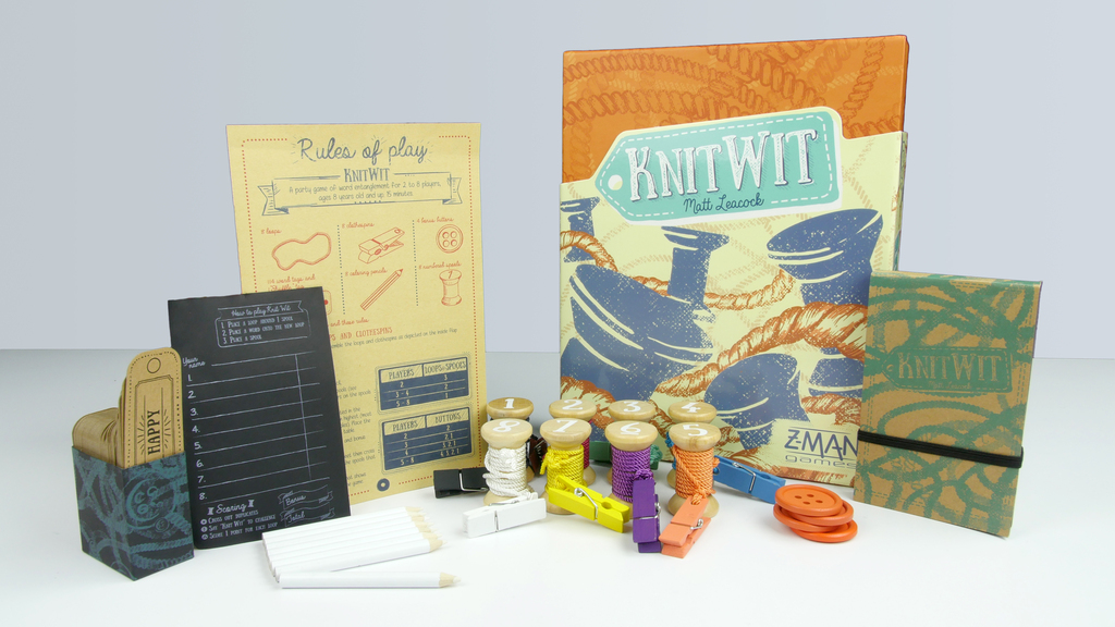 Monopolis Knit Wit Base Tabletop, Board and Card Game