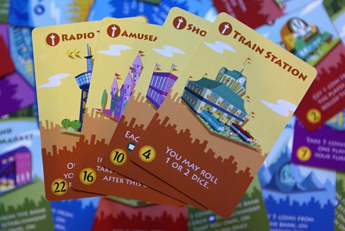 Monopolis Machi Koro Base Tabletop, Board and Card Game
