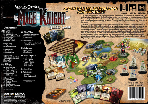 Monopolis Mage Knight Base Tabletop, Board and Card Game
