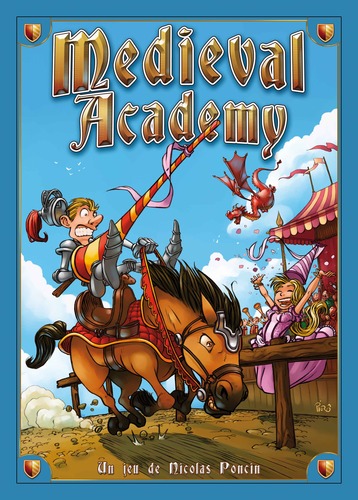 Monopolis Medieval Academy Base Tabletop, Board and Card Game