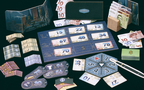 Monopolis Ponzi Scheme Base Tabletop, Board and Card Game