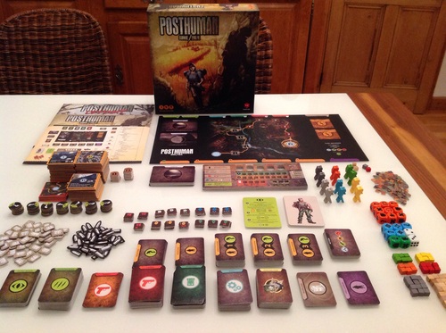 Monopolis Posthuman Base Tabletop, Board and Card Game