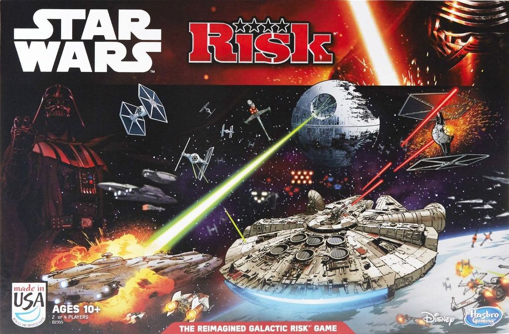 Monopolis Risk Star Wars Edition Base Tabletop, Board and Card Game