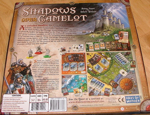 Monopolis Shadows Over Camelot Board Game Base Tabletop, Board and Card Game