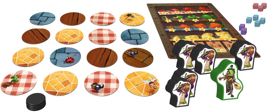 Monopolis Tales & Games: The Grasshopper & the Ant Board Game Base Tabletop, Board and Card Game