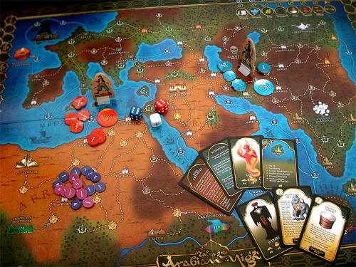 Monopolis Tales of Arabian Base Tabletop, Board and Card Game