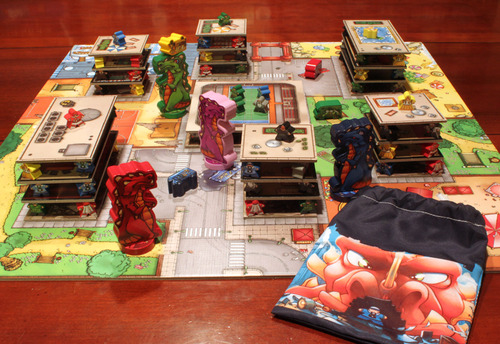 Monopolis Terror in Meeple City Base Tabletop, Board and Card Game