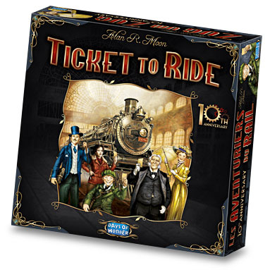 Monopolis Ticket to Ride 10th Anniversary Base Tabletop, Board and Card Game