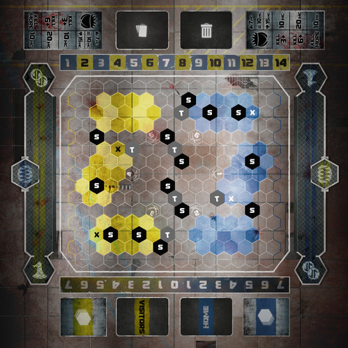 Monopolis DreadBall Extreme The Futuristic Sports Board Game Base Tabletop, Board and Card Game