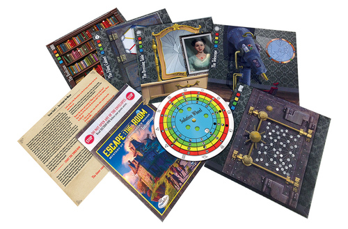 Monopolis Escape the Room Mystery at the Stargazer's Manor Base Tabletop, Board and Card Game