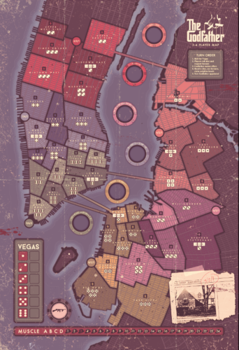 Monopolis The Godfather: A New Don Board Game Base Tabletop, Board and Card Game
