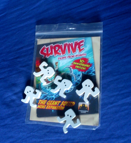 Monopolis Survive Escape from Atlantis Giant Squids Expansion Tabletop, Board and Card Game