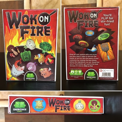 Monopolis Wok on Fire Card Game Base Tabletop, Board and Card Game