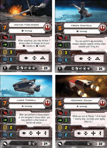 Monopolis Star Wars X Wing Rebel Aces Expansion Tabletop, Board and Card Game
