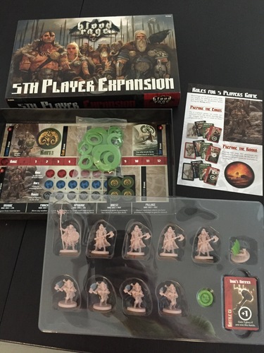 Monopolis Blood Rage 5th Player Expansion Tabletop, Board and Card Game