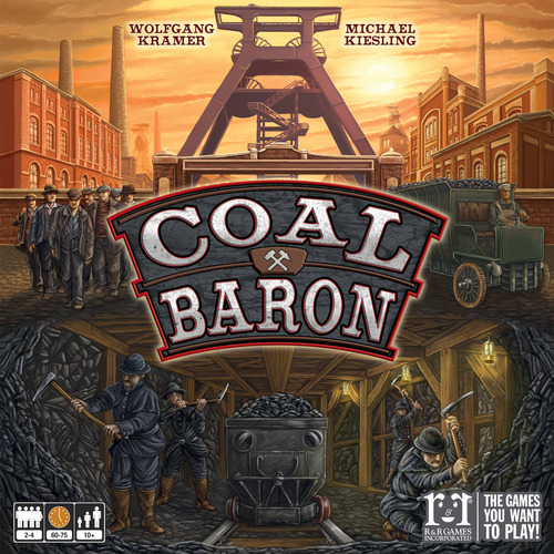 Monopolis Coal Baron Base Tabletop, Board and Card Game