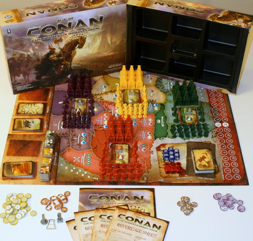 Monopolis Age of Conan The Strategy Base Tabletop, Board and Card Game