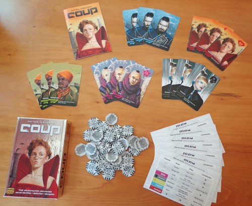 Monopolis Coup Base Tabletop, Board and Card Game