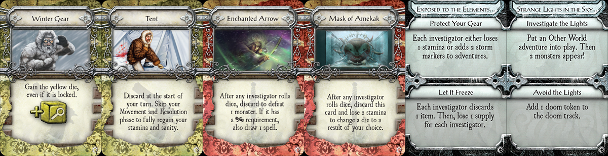 Monopolis Elder Sign Omens of Ice Expansion Tabletop, Board and Card Game