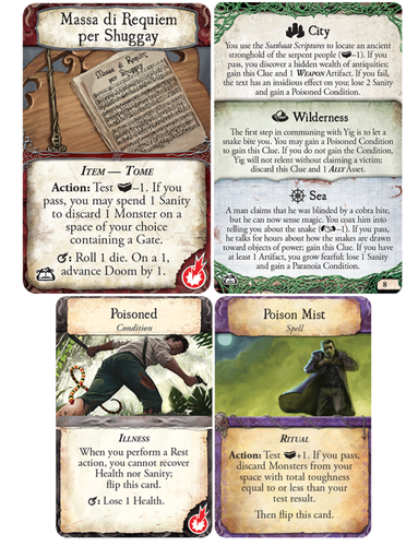 Monopolis Eldritch Horror Forsaken Lore Expansion Tabletop, Board and Card Game