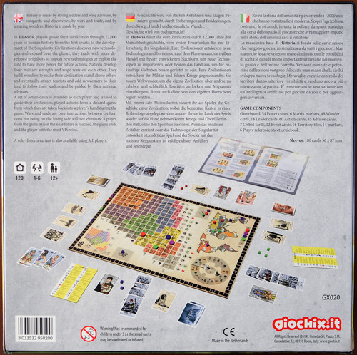 Monopolis Historia Base Tabletop, Board and Card Game