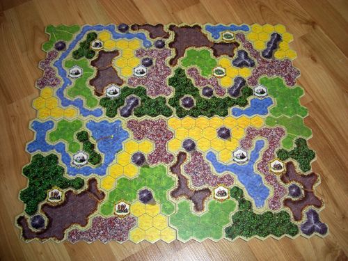Monopolis Kingdom Builder Nomads Expansion Tabletop, Board and Card Game