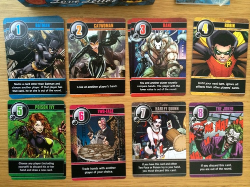 Monopolis Love Letter Batman Base Tabletop, Board and Card Game
