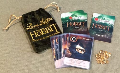 Monopolis Love Letter Hobbit Base Tabletop, Board and Card Game