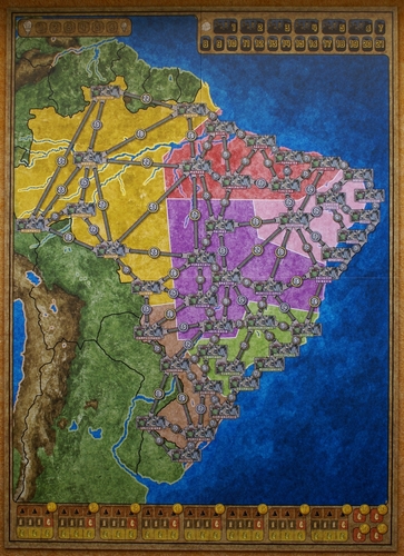 Monopolis Power Grid: Brazil/Spain & Portugal Expansion Tabletop, Board and Card Game