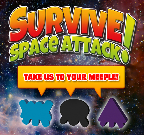 Monopolis Survive Space Attack Board Game Base Tabletop, Board and Card Game