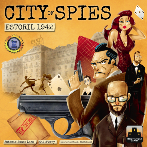 Monopolis City of Spies: Estoril 1942 Base Tabletop, Board and Card Game