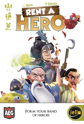 Monopolis Rent a Hero Board Game Base Tabletop, Board and Card Game